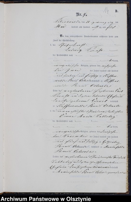 image.from.unit.number "Heiraths-Neben-Register Nr 1 - 30"