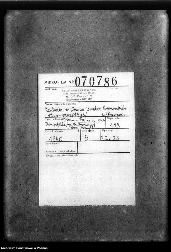 Obraz 2 z jednostki "Bruno Rausch aus Königsfelde, Kreis Neutomischel (Nowy Tomyśl)"