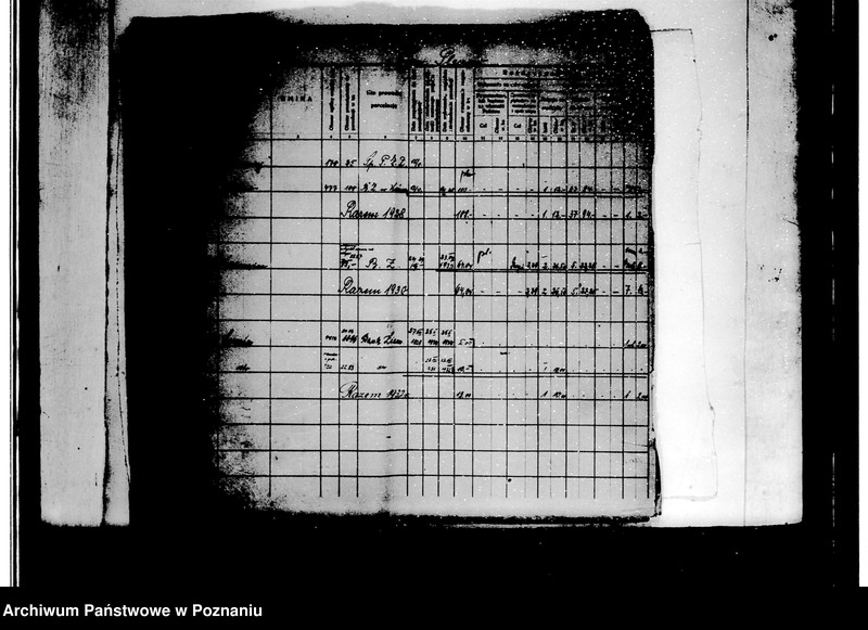 Obraz 5 z jednostki "Parcelacja instytucjonalna /wykaz obejmujący teren powiatu jarocińskiego"