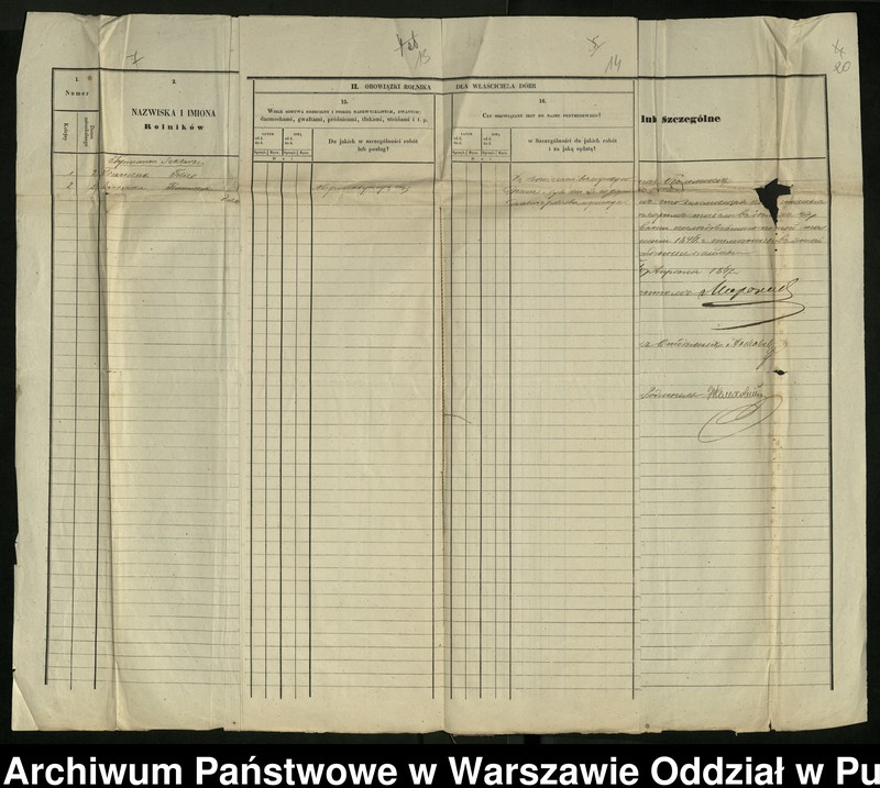 image.from.unit.number "O urządzaniu chłopów byłej rządowej wsi Tymianki Szklarzegm. Kamieńczyk Wielki, wchodzącej w skład prywatnej własności tejże nazwy podlegającej ziemianinowi Osipowi Tymińskiemu"