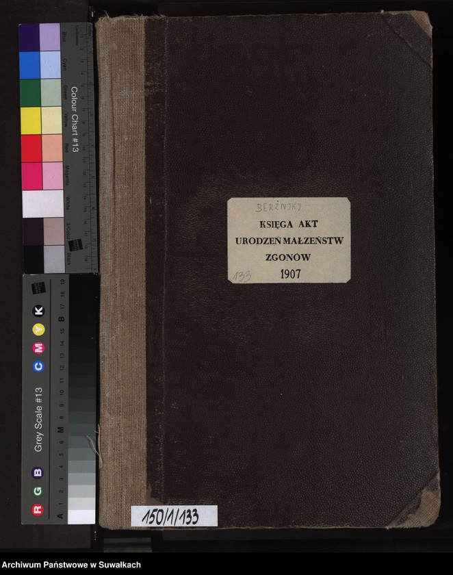 image.from.unit.number "Księga akt urodzeń, małżeństw, zgonów [wyznania rzymskokatolickiego parafii w Berznikach]"