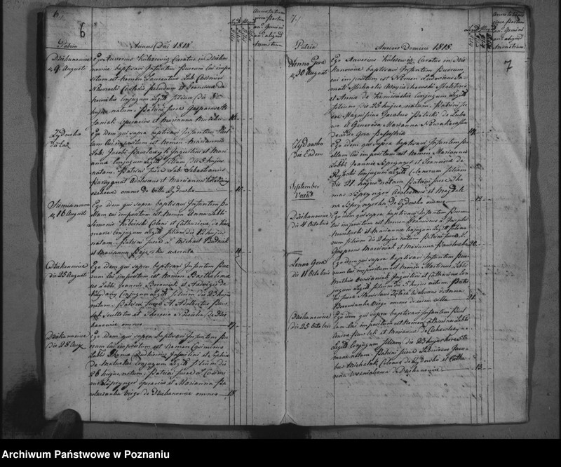 Obraz 6 z jednostki "Liber baptisatorum, copulatorum, mortuorum"