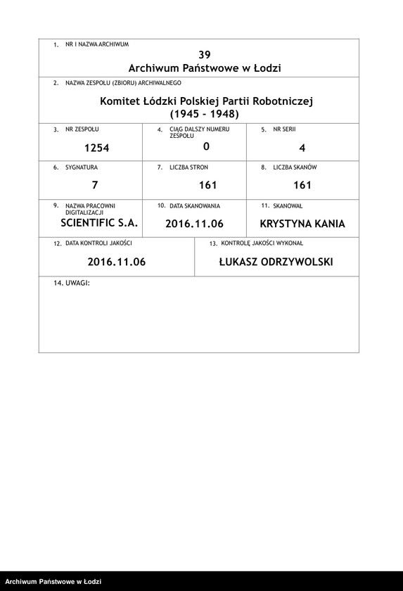 Obraz 1 z jednostki "Protokoły z posiedzeń Sekretariatu KŁ"