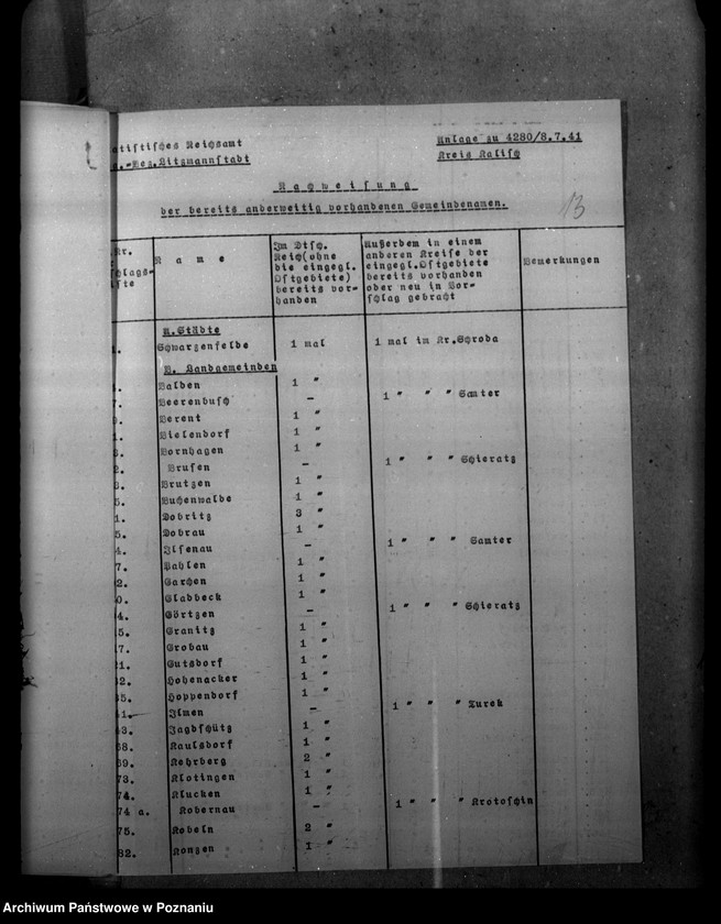 Obraz 17 z jednostki "Ortsnamenänderung Kreis Kalisch - Kalisz"