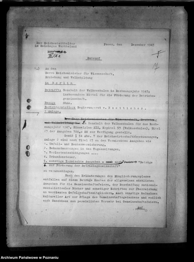 Obraz 11 z jednostki "Haushaltmittel für Volksschulen. Förderschulen, zur Förderung des Unterrichts für Blinde und Gehörlose"