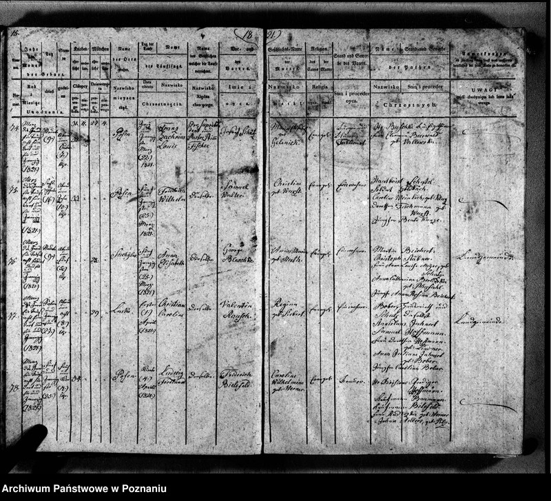 Obraz 18 z jednostki "Duplikat der Getauften, Getrauten, Verstorbenen"