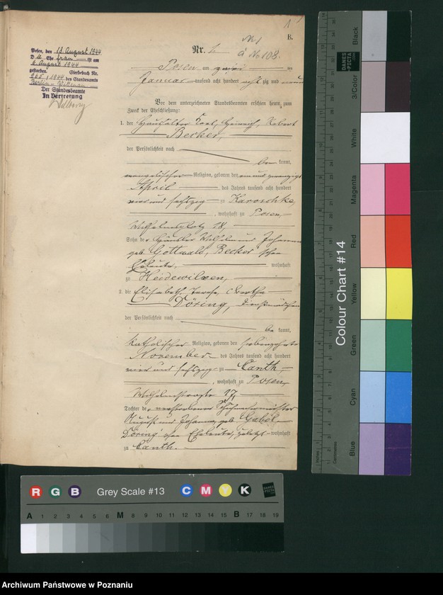 Obraz 4 z jednostki "Księga małżeństw t. I"