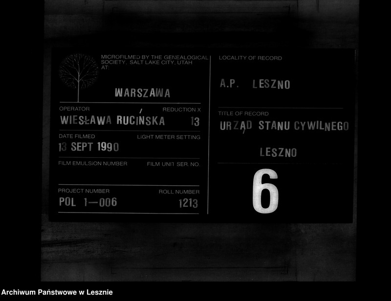 Obraz 1 z jednostki "[Księga zgonów]"