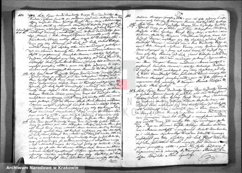 image.from.unit.number "AKTA. Urodzin; Uznania, i Przysposobienia Parafii Panny Maryi w Krakowie, sporządzone na Rok 1822. zaczynające się od Dnia Pierwszego Stycznia, a Konczące się w ostatnim Roku tegoz"