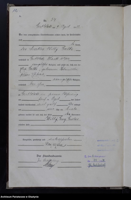 image.from.unit.number "Geburts-Neben-Register Nr 43-151"