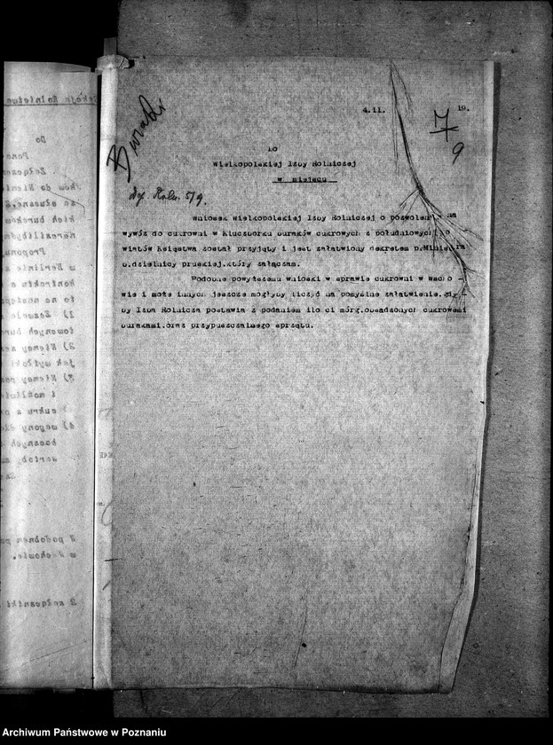 image.from.unit.number "Produkcja cukru i ceny [Cukrownie w Kluczborku]"