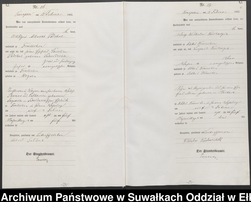 image.from.unit.number "Sterbe-Haupt-Register des Königlichen Preussischen Standes-Amtes Belzonzen Kreis Johannisburg"