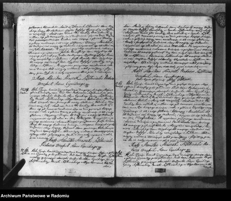 image.from.unit.number "Akta urzędnika stanu cywilnego gminy Szydłowiec z roku 1811"