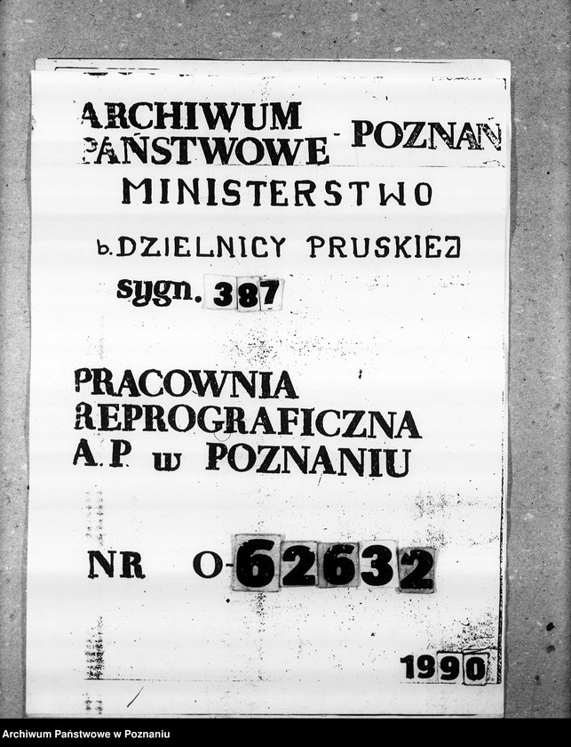 Obraz 1 z jednostki "Sprawy Osobowe personalne urzędników przejściowych"