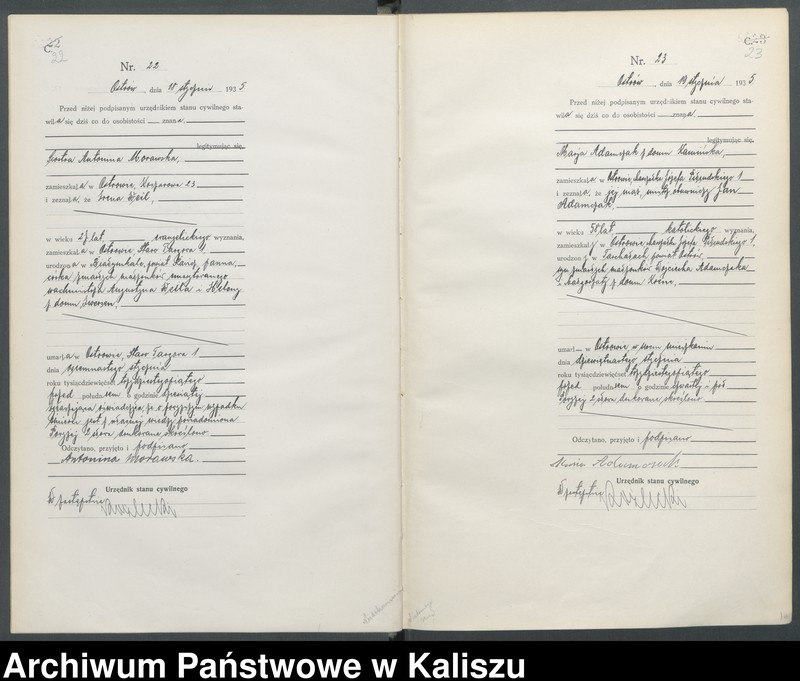 Obraz 16 z jednostki "[Księga zgonów]"
