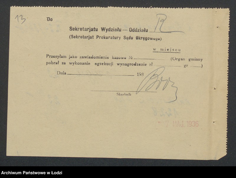 Obraz 15 z jednostki "Lewi Pińczewski – przemysł wełniany i półwełniany sprzedaż w Łodzi"