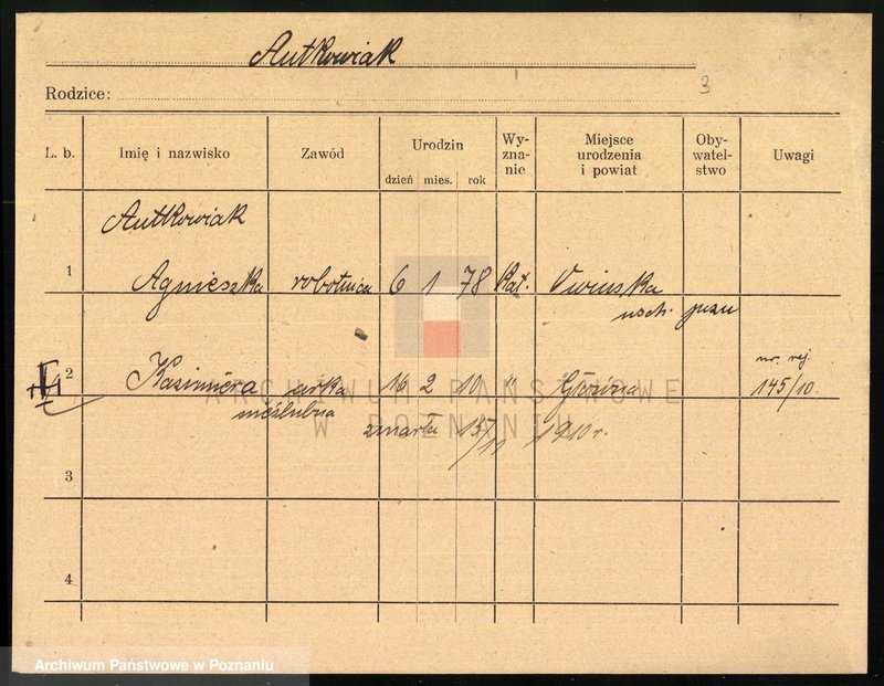 Obraz 5 z jednostki "Antkowiak (samotne kobiety) - Anzuhn"