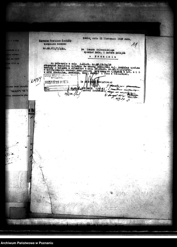 image.from.unit.number "Postępowanie techniczne przy parcelacji majątku Gosławice powiatu konińskiego"