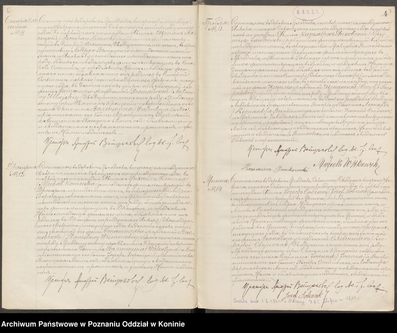 Obraz 6 z jednostki "Księga akt urodzenia, małżeństwa, zgonu [...] [za] 1914 rok"