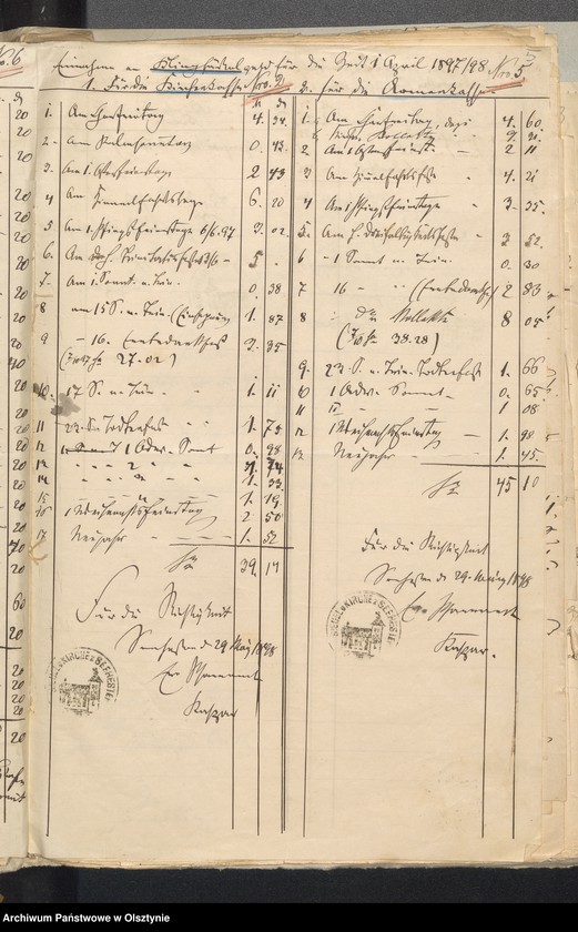 image.from.unit.number "Beläge zur Rechnung der Kirchenkasse Seehesten"