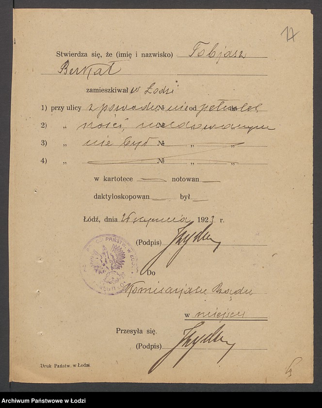 Obraz 19 z jednostki "Nadanie obywatelstwa Nr 18-757, 1-55"