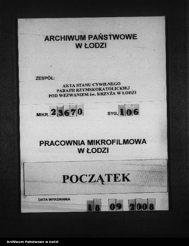 Obraz 1 z jednostki "Akta urodzeń"