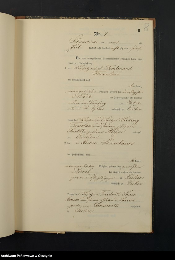image.from.unit.number "Heiraths-Neben-Register Nr 1 - 16"
