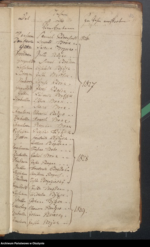 Obraz 14 z jednostki "Alphabetisches Sterberegister"