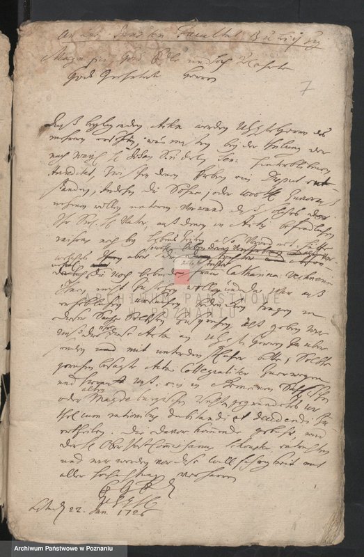 Obraz 8 z jednostki "Księga radziecka - korespondencja; język niemiecki, polski, łaciński"