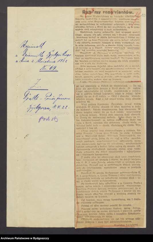 image.from.unit.number "Pomoc jeńcom [i repatriantom ze Wschodu]"