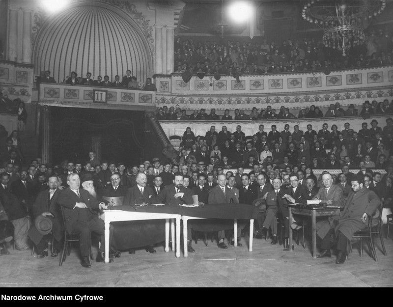 Obraz 1 z jednostki "Wiec protestacyjny organizacji żydowskich w sprawie Palestyny"