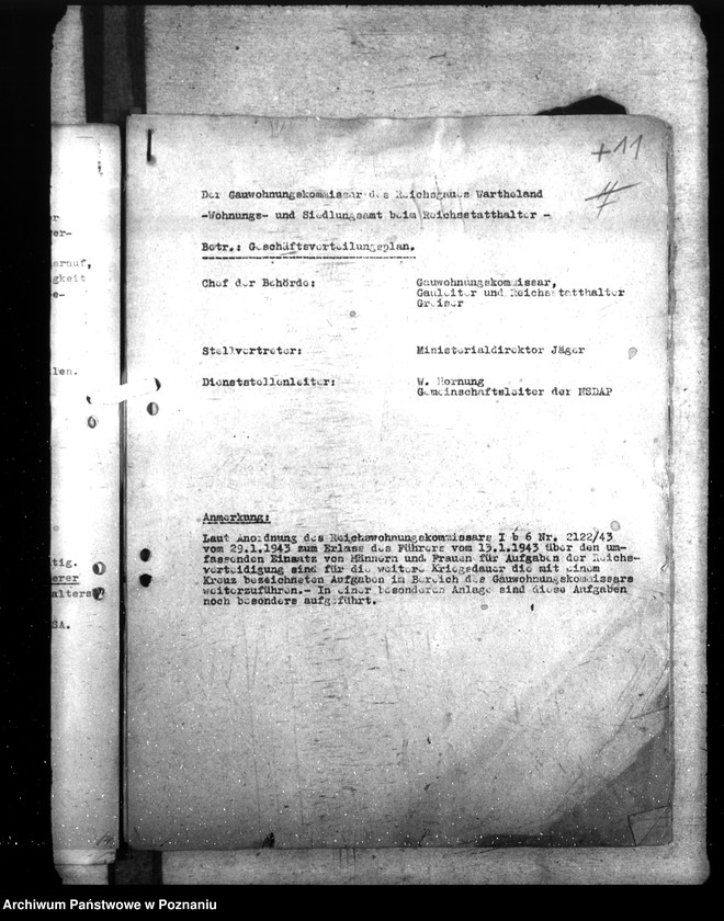 Obraz 15 z jednostki "Organisation und Aufgabenbereich des Wohnungs - und Siedlugsamts"