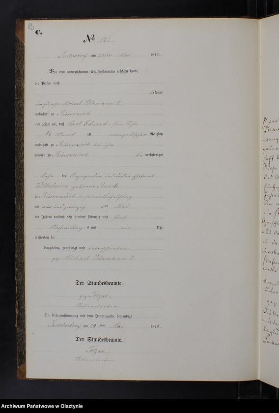 image.from.unit.number "Sterbe-Neben-Register Nr 1 - 43"