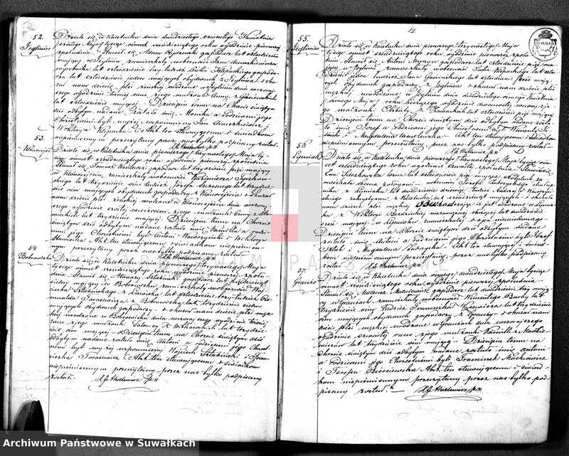 image.from.unit.number "[Duplikat Akt urodzeń, małżeństw i zgonów wyz. rzym. - kat w Kaletniku]"