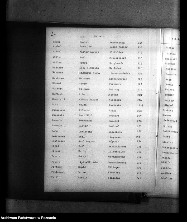 Obraz 6 z jednostki "Kreis Hohensalza (Inowrocław). Wykazy miejscowych Niemców, którzy zginęli w 1939 roku L - Z"