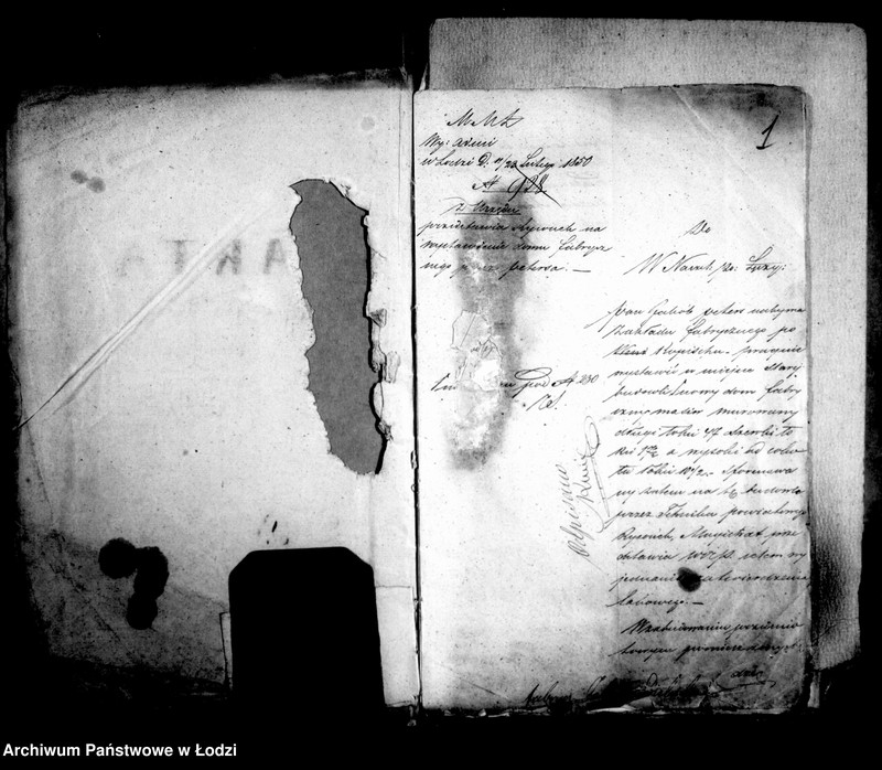 Obraz 6 z jednostki "Akta tyczące się zakładu bielnikowego"