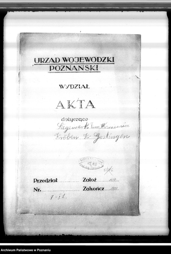 Obraz 4 z jednostki "Mechaniczna obrabiarnia drzewa w Krobi , własność Wiśniewicza /rozbudowa/"