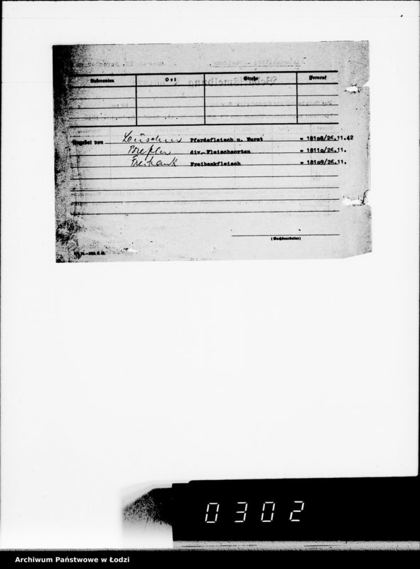 Obraz 8 z jednostki "Lebensmitteleinkauf. Aufträge, [Lieferscheinen und Rechnungen] 18051-18110"