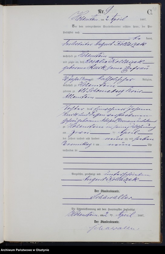 image.from.unit.number "Sterbe-Neben-Register Nr 1 - 58"