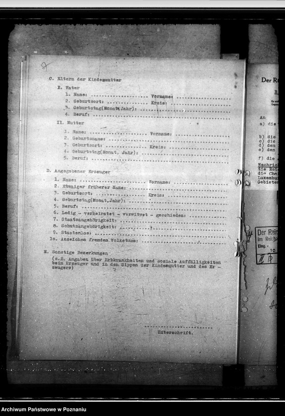 Obraz 11 z jednostki "Amtsvormundschaft über uneheliche Kinder. Jugendverwahrlager für Polen. Polnische uneheliche Kinder."