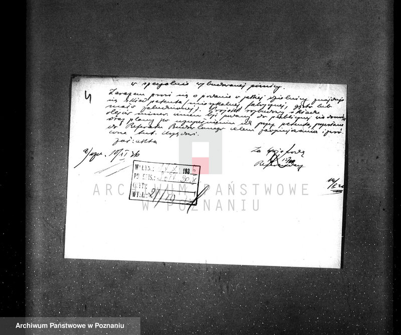 Obraz 8 z jednostki "Zatwierdzenie projektu zakładu przemysłowego urządzenia kotłowni nr 449, własność F. Krukowski w Jarocinie Przemiał zboża"