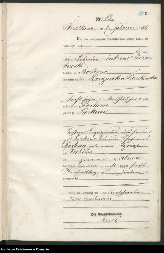 Obraz 16 z jednostki "Księga zgonów"