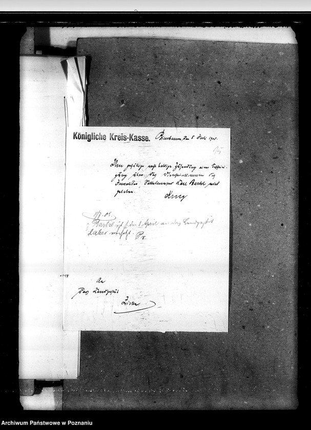 Obraz 19 z jednostki "Akta betr. fuer Anstellung und Versetzungen der Gestuet - Beamten."