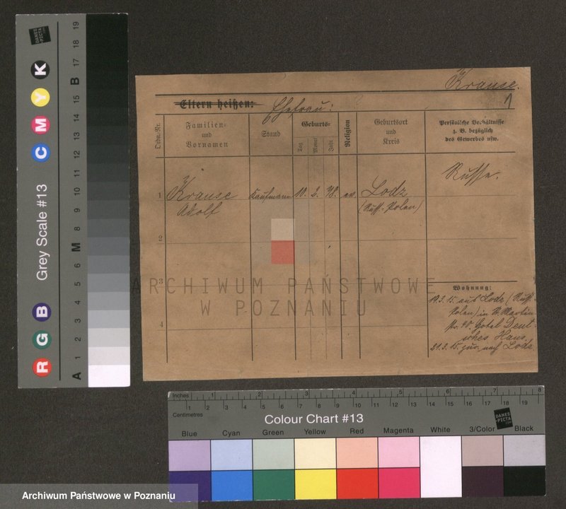 Obraz 1 z jednostki "Krause (żonaci i wdowy)"