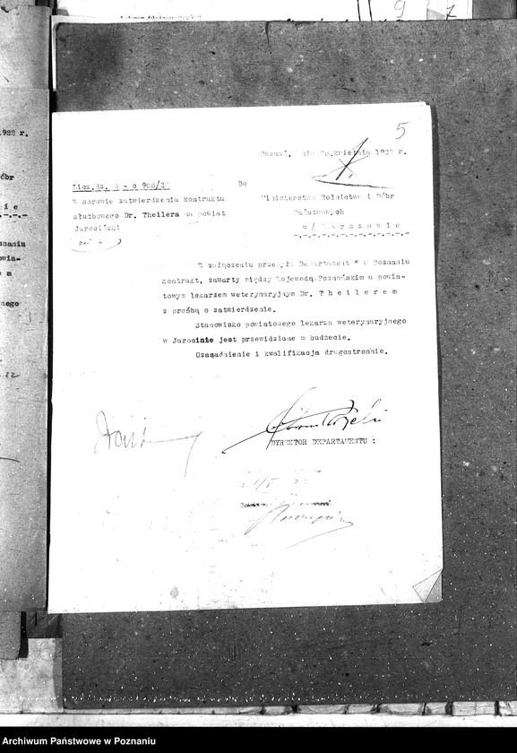 Obraz 10 z jednostki "Pow. lekarz Weterynaryjny Jarocin"