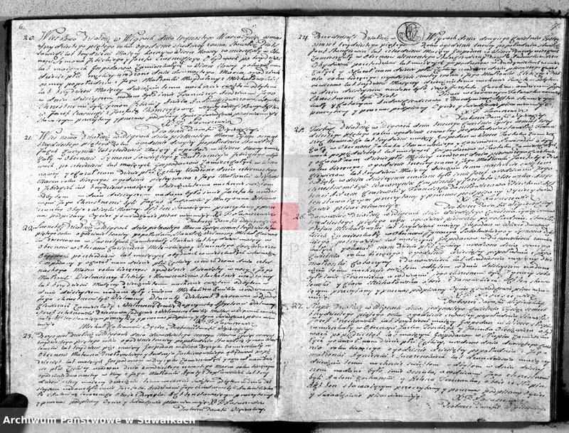 Obraz 11 z jednostki "Duplikat urodzonych, zaślubionych y umarłych parafii wigierskiey z roku 1835"