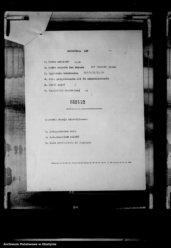 image.from.unit.number "Festsetzung den Grenze zwischen dem Gebiete von Brattiau und dem Amt Deutsch Eylau von 1544 an."