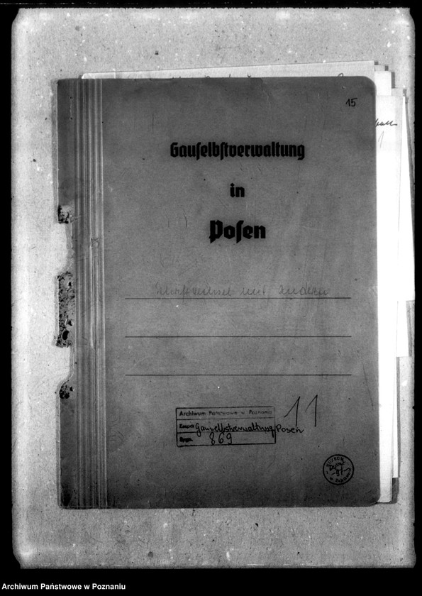 Obraz 4 z jednostki "Schriftwechsel mit anderen. [Korespondencja z innymi zakładami opiekuńczymi]."