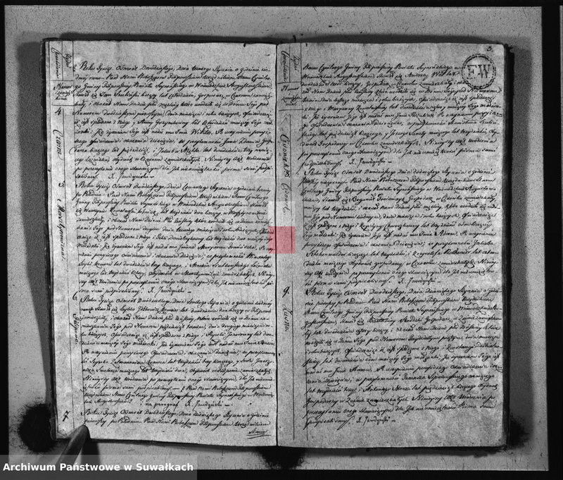 Obraz 4 z jednostki "Akta Urodzenia Gminy Filipowskiey od d. 1 Stycznia do dn. 31 Grudnia 1820 r."