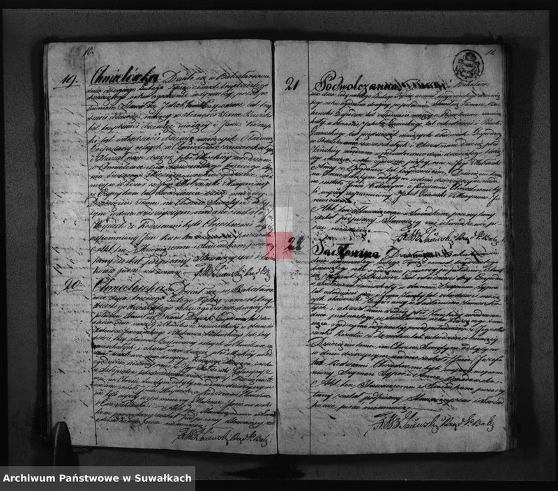 image.from.unit.number "Księga Duplikat z Roku 1839 Parafij Bakałarzewskiey przeznaczony do Archiwum Hipotecznego"